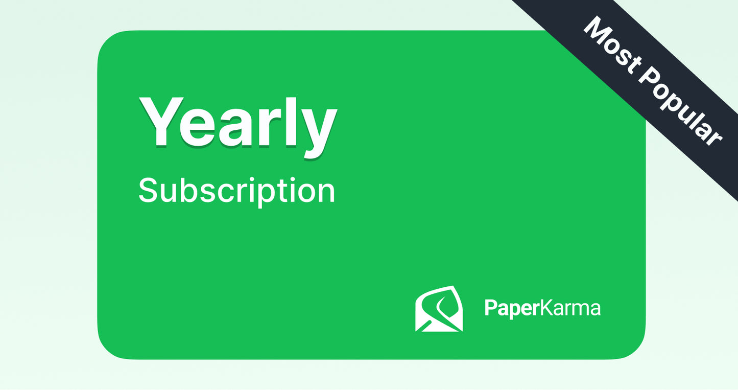 PaperKarma | Yearly